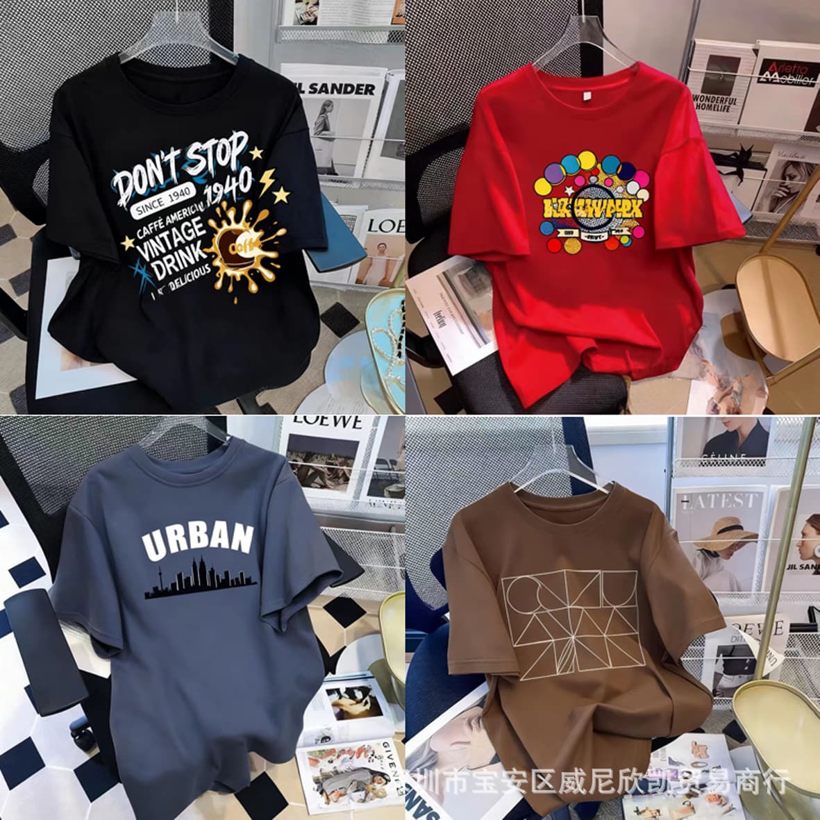 1688 Direct Wholesale Plus Size Women's Short-Sleeve T-Shirt Street Vendor Supply Alibaba New Women's Top