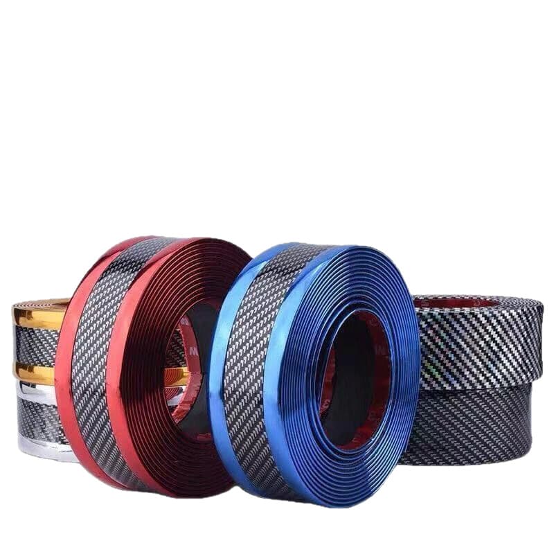 Car Door Sill Protector Anti-Step Sticker Universal Carbon Fiber Pedal Trim Anti-Collision Decal Trunk Protection Film Scratch Guard