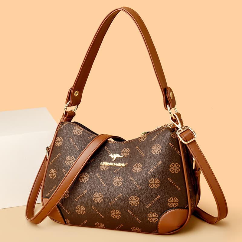 Trendy Light Luxury Women's Shoulder Bag 2025 New Printed Premium Small Bag Trendy Commuter Versatile Handheld Tote Bag