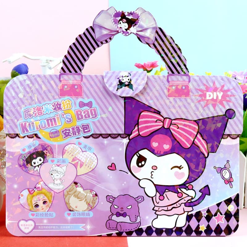 Sanrio Kuromi My Melody Capybara DIY Handmade Dress-Up Sticker Girls Birthday Gift Makeup Coloring