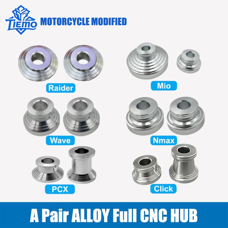 CNC Aluminum Alloy Wheel Hub for Honda Yamaha CLICK/PCX/NMAX/MIO Modification