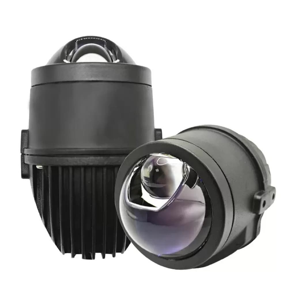 Car LED Fog Light Dual Beam Lens 2.0 Inch with Direct Laser Type Ultra Bright High/Low Beam Integrated 2 Inch Fog Light