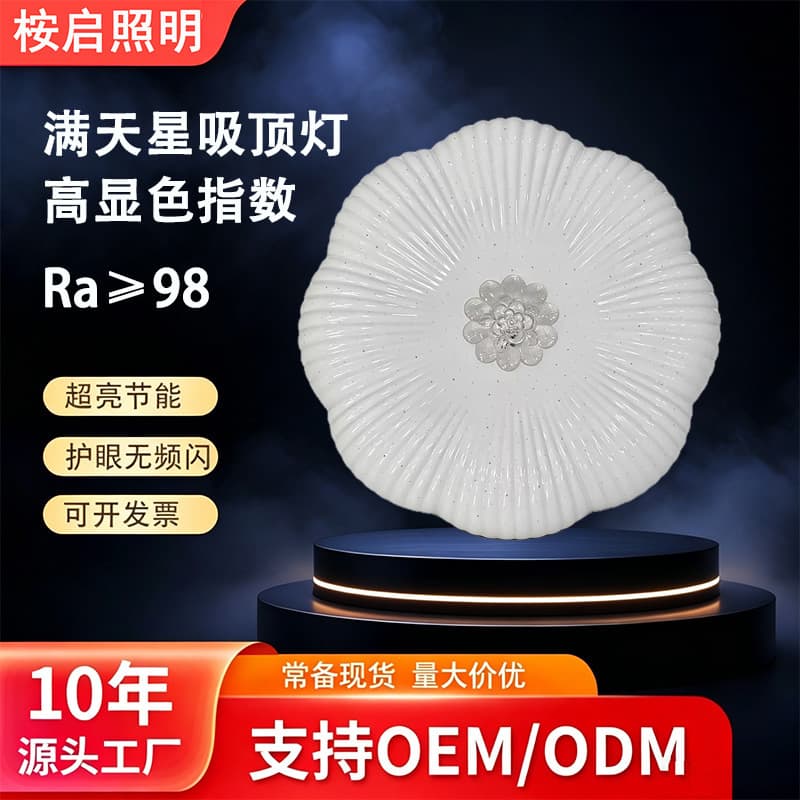 Bedroom LED Ceiling Light, Simple and Fashionable, Living Room Master Bedroom Dining Room Light, E27 Screw, Three-Proof Energy-Saving Lighting