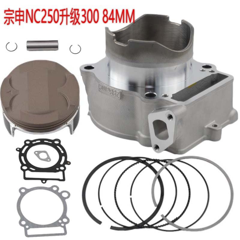 Suitable for Zongshen Nc250 300 Cylinder Liner Assembly, Cylinder Block, Piston, 250 Dual Cam, 84mm Modification