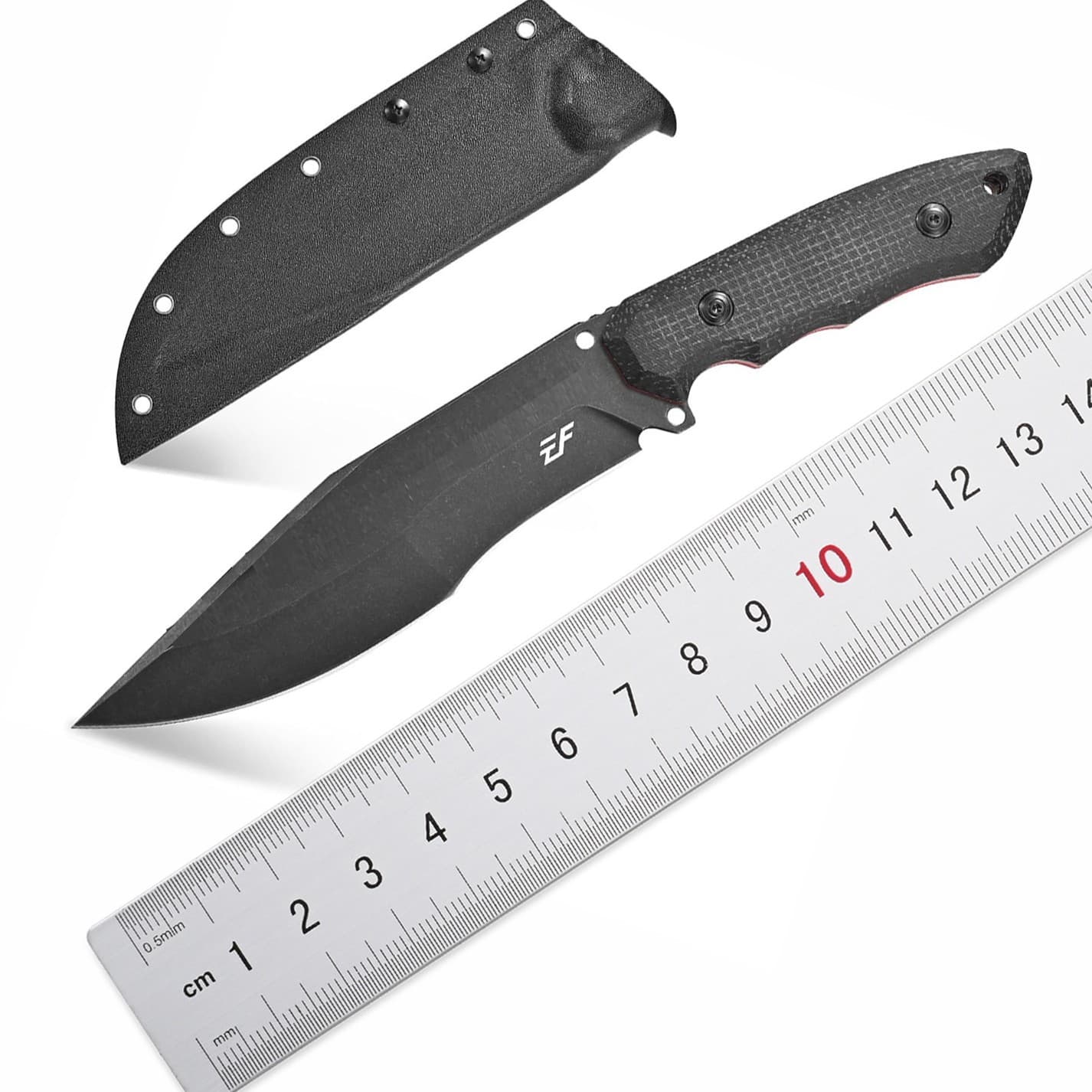 EF151 Fixed Blade Knife N690 Steel Blade Micarta Handle Outdoor EDC Tool Straight Knife for Work