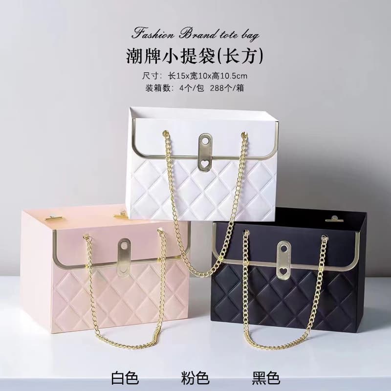 Floral Packaging Paper Material White Color Modern Simple Style Various Sizes Available