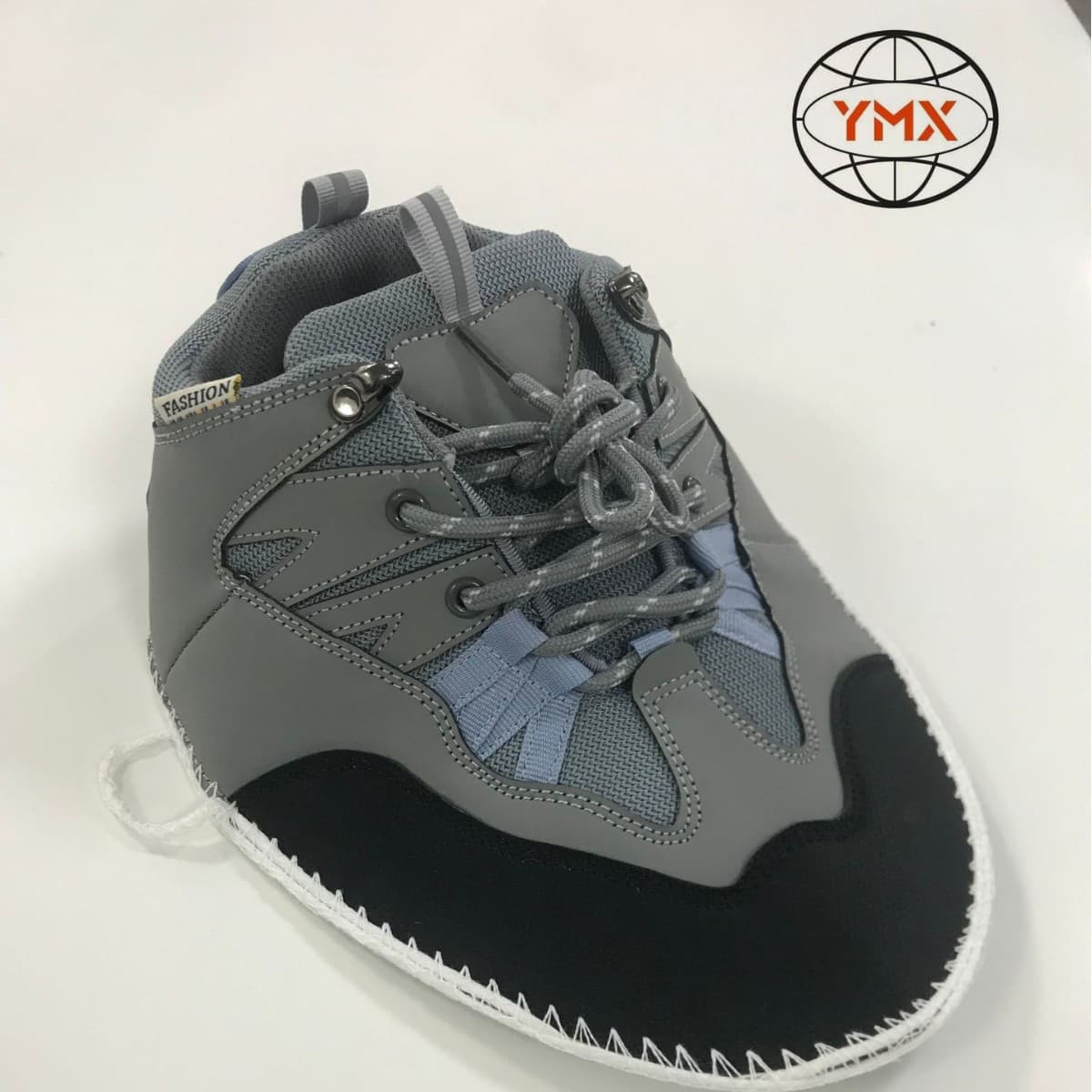 Vamp manufacturer wholesale versatile front lace-up casual sports upper 2025 new leather semi-finished shoe upper