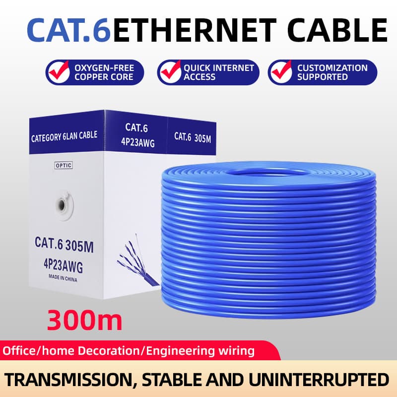 CAT6A SFTP Indoor High-Speed Network Cable CAT6-SFTP Cross-Border Trade Twisted Pair