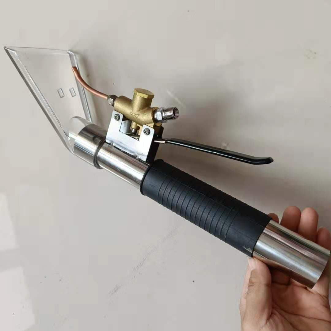 Vacuum Cleaner Transparent Conversion Head Sofa Steam Pick Steam Car Wash Machine Spray Suction Water Transparent Pick Head Lying on the Head