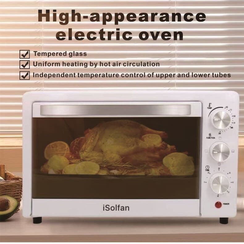 22L Timer Temperature Control Microwave Oven with Baking Function