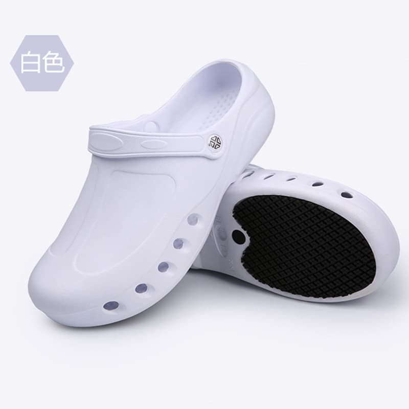 Wholesale Kitchen Oil-Proof Work Shoes Safety Shoes Protective Shoes Anti-Smash Slip-Resistant Chef Shoes Waterproof