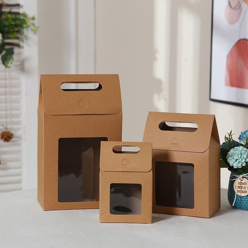 We supply simple flip-top kraft paper gift boxes, brand new windowed gift bags, and creative candy wrapping paper bags.