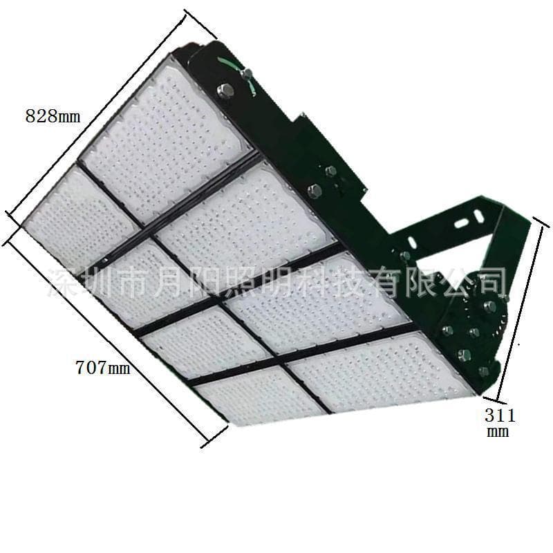 LED tower crane lights, high-pole lifting floodlights 2000W, construction searchlights 500W/1000W for specialized court use.