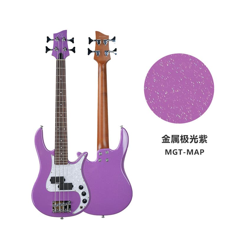 [New] AKAMA MiniGroove Mini Electric Bass 4-String Bass for Beginners