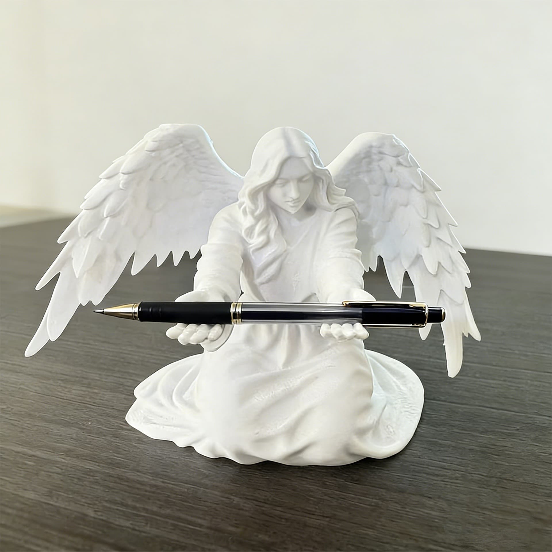 Cross-border new product 3D printed pen holder ornaments Angel Black Warrior Ninja Death Desktop Storage Figure Model Ornaments