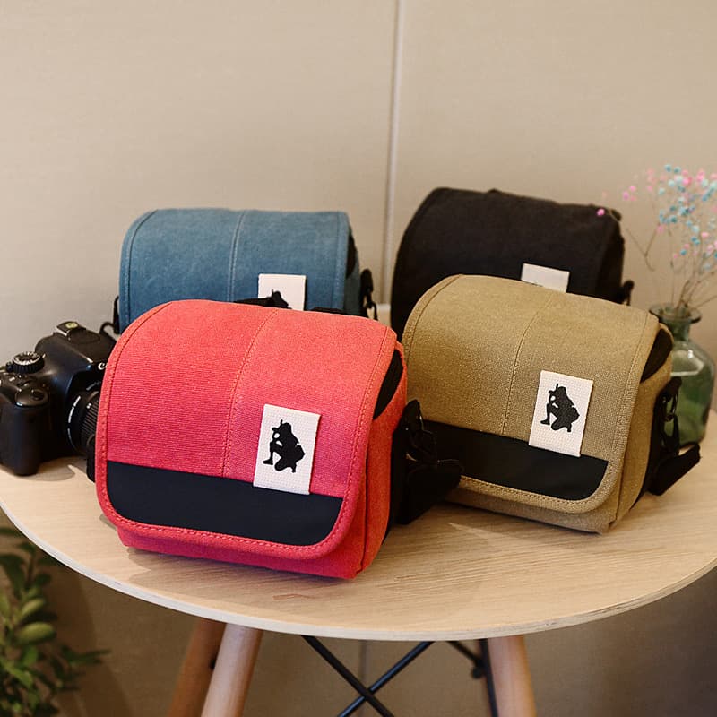 Canon Fujifilm Long Zoom Digital Camera Bag Home Use Dv Camera Bag Single Shoulder Canvas Mirrorless
