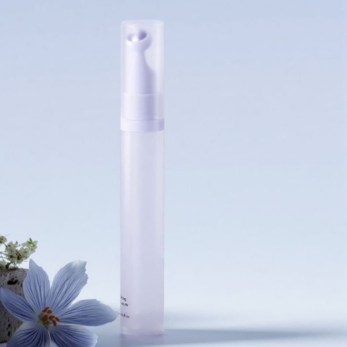 5g 10g 15g Lip Balm Eye Cream Containers Cosmetic Packaging Materials Rolling Ball Bottles PP Material Single-Layer Vacuum Bottles for Sub-Packaging