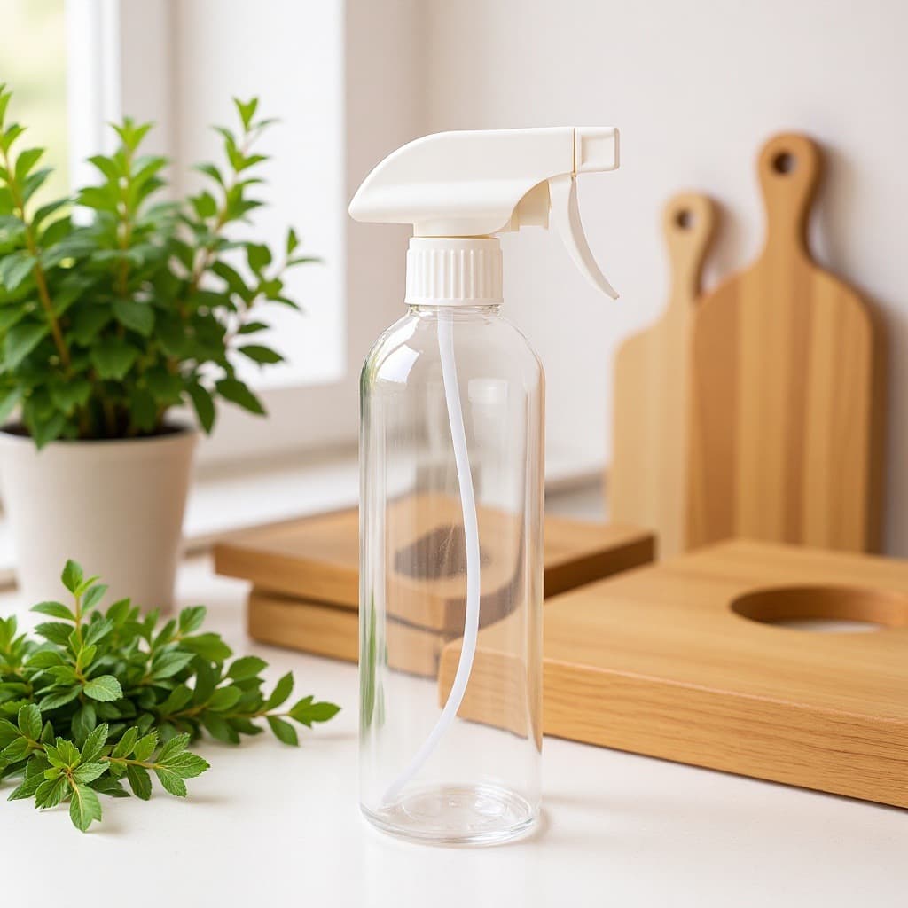 500ml Transparent Spray Bottle for Beauty and Hairdressing, Fine Mist Plastic Round Shoulder PET Spray Bottle, Plant Watering Disinfection Hand Trigger Sprayer Bottle