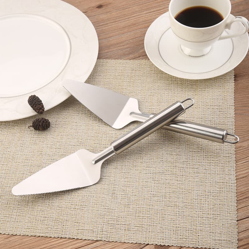 430 Stainless Steel Round Handle Cake Slice, Home Kitchen Pizza Peel, Ice Cream Triangle Scoop, Baking Aid