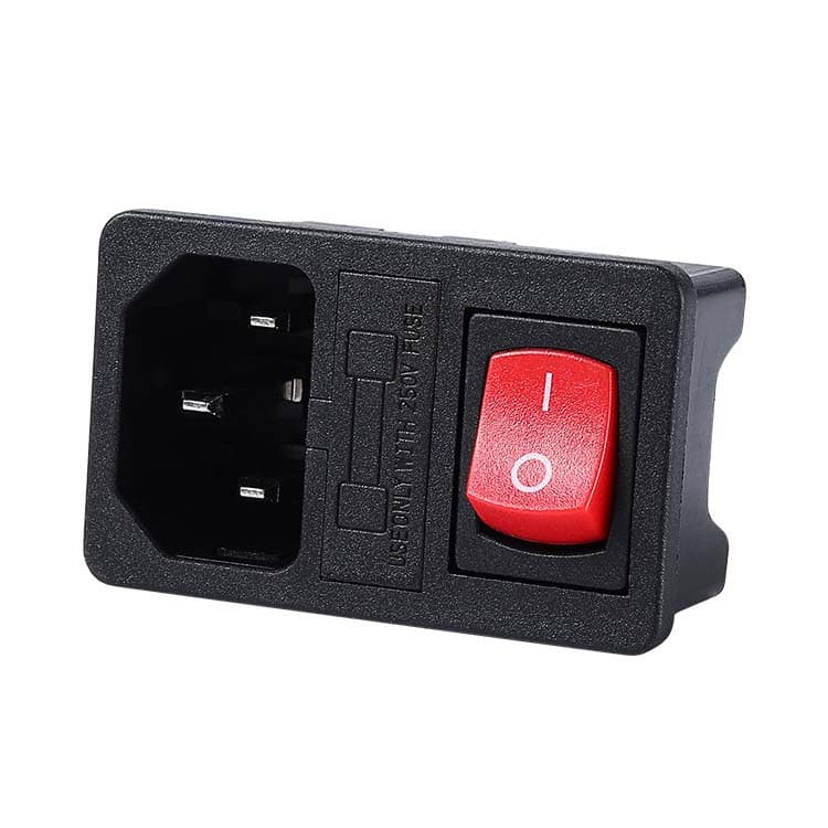 LECI Three-in-One Socket C14 Power Socket with Fuse Switch 10A250V UL CCC KC