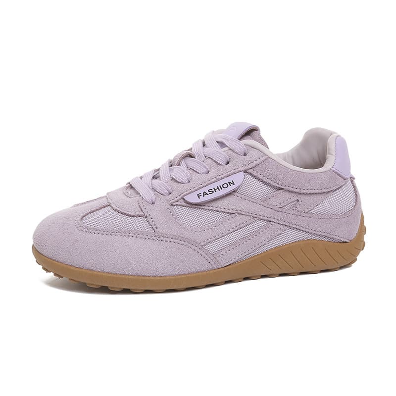 2026 Summer New Breathable Versatile German Training Shoes, Commuter Shoes, Pairs with Dresses, Chunky Heel Raised Round Toe Casual Shoes, Agassi Style