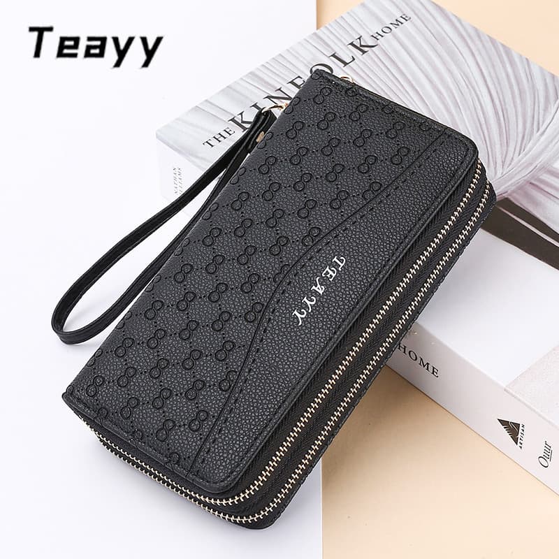 Women's wallet long zipper bag can hold mobile phone mom bag large capacity wallet wholesale trend cross-border style