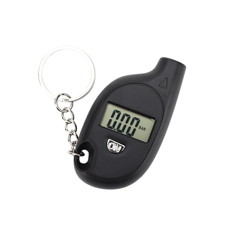 High-Precision Mini Digital Tire Pressure Gauge Keychain Barometer Tire Pressure Monitor