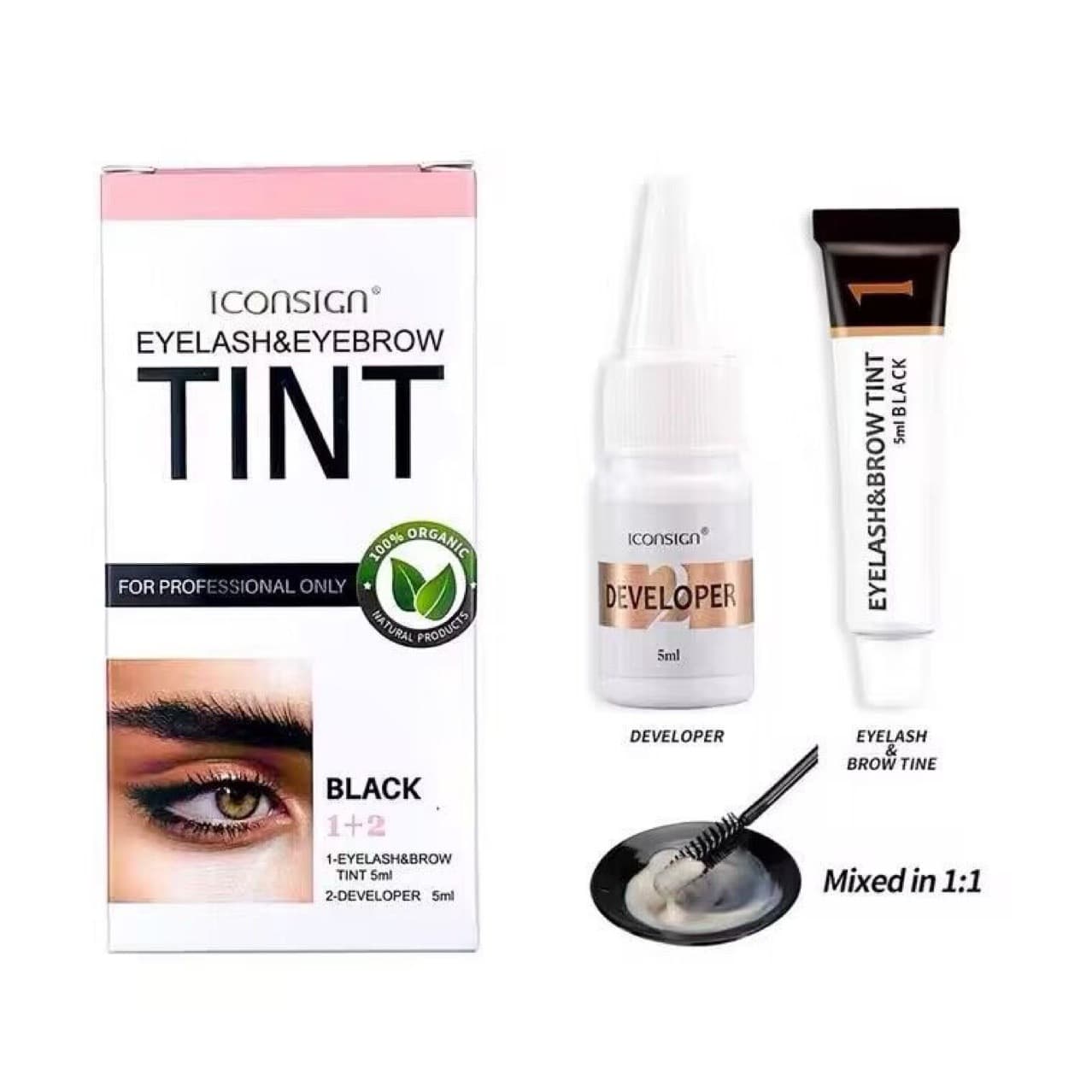 Aiko Xier ICONSIGN eyebrow dyeing kit waterproof quick-drying cross-border beauty semi-permanent eyebrow dye eyebrow cream