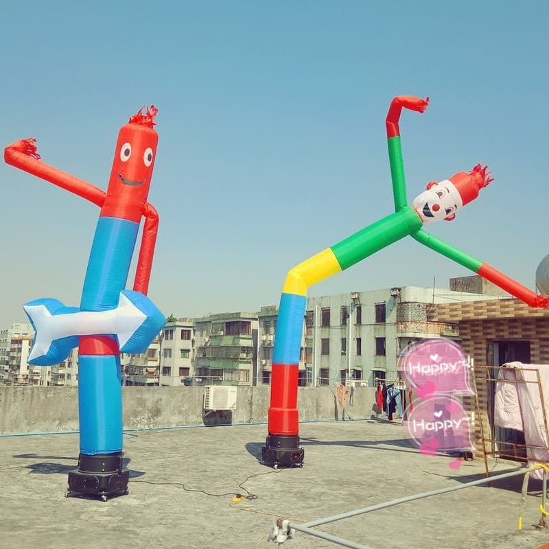 Manufacturers supply a large number of outdoor inflatable air dance star clown inflatable model dancing inflatable model dancer inflatable model