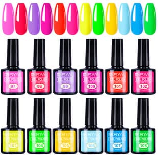 New Nail Gel Fluorescent Color Series Gel Polish Nail Color Gel UV Gel Cross-Border Supply Wholesale