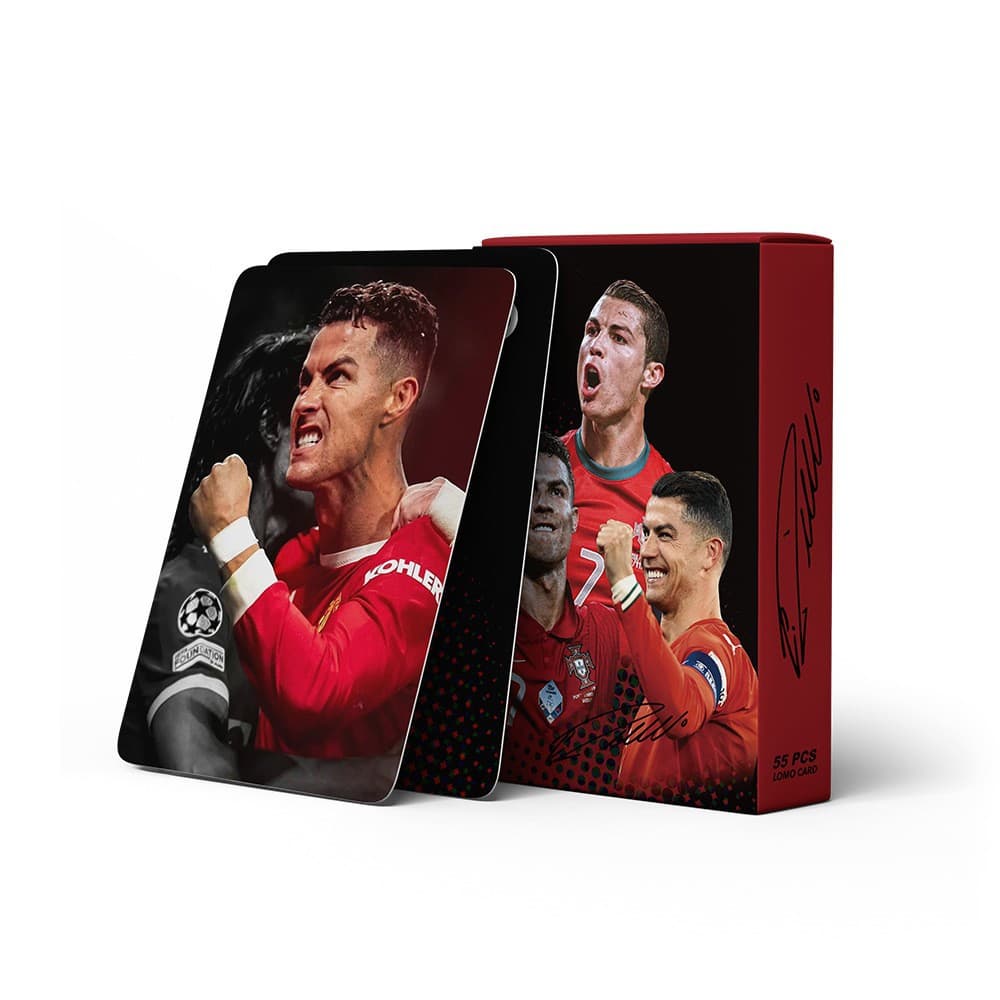 Large Quantity of New In-Stock Products: 55 Cristiano Ronaldo Photo Collection Cards, Football Star Kpop Merchandise, Lomo Album Cards