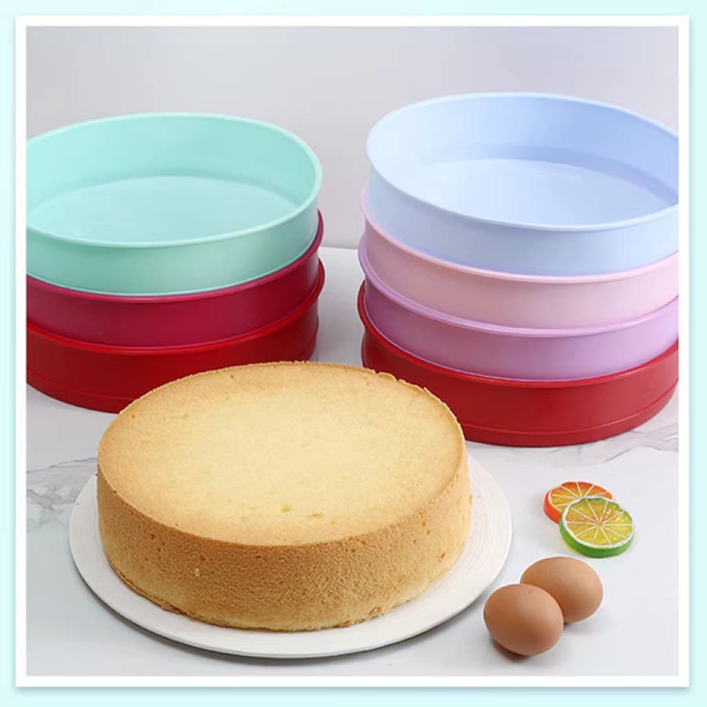 Round Cake Mold Silicone Baking Pan Multiple Sizes Cake Mold Amazon Hot Selling Mold Wholesale