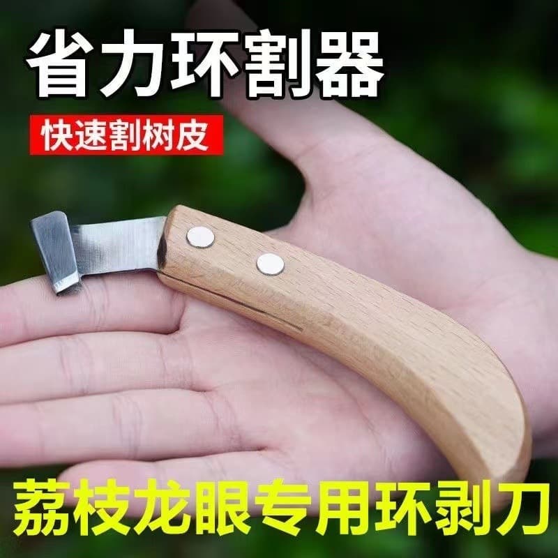 Litchi Ring Pruner Dragon Eye Peeling Knife Citrus Fruit Tree Ring Barking Tool Grape Orange Apple Tree Ring Pruner Knife