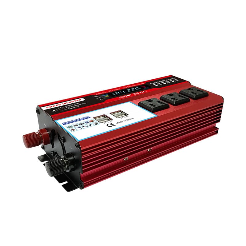 Cross-border 4000W/5000W/6000W Modified Sine Wave Car Inverter with 4 USB Ports, 12V/24V Power Converter