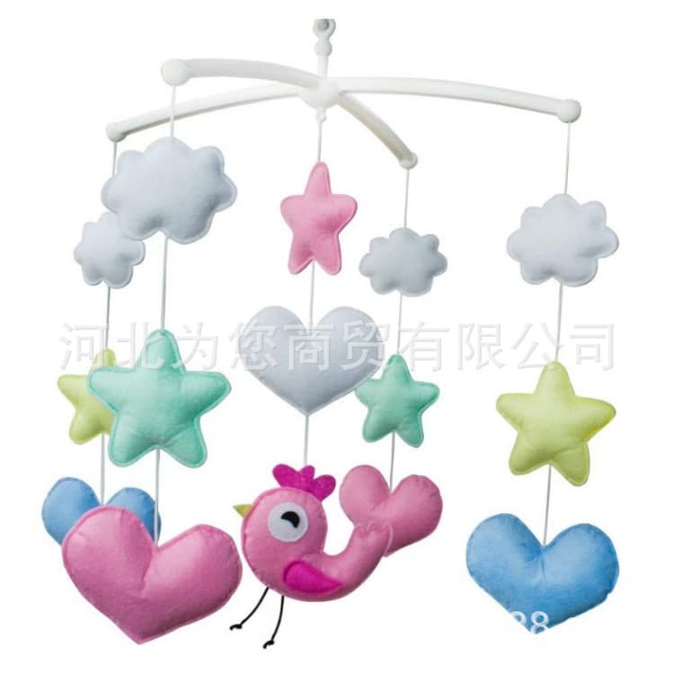 New crib decoration felt wind chime hangings children's room simple pendants nursery non-woven pendants