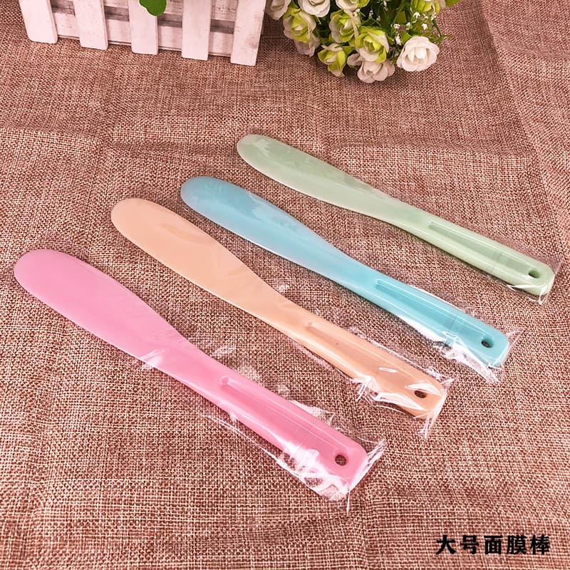 Beauty salon large mask stick silicone body mask stick mud moxibustion stick color mask mixing stick DIY facial mask spoon set