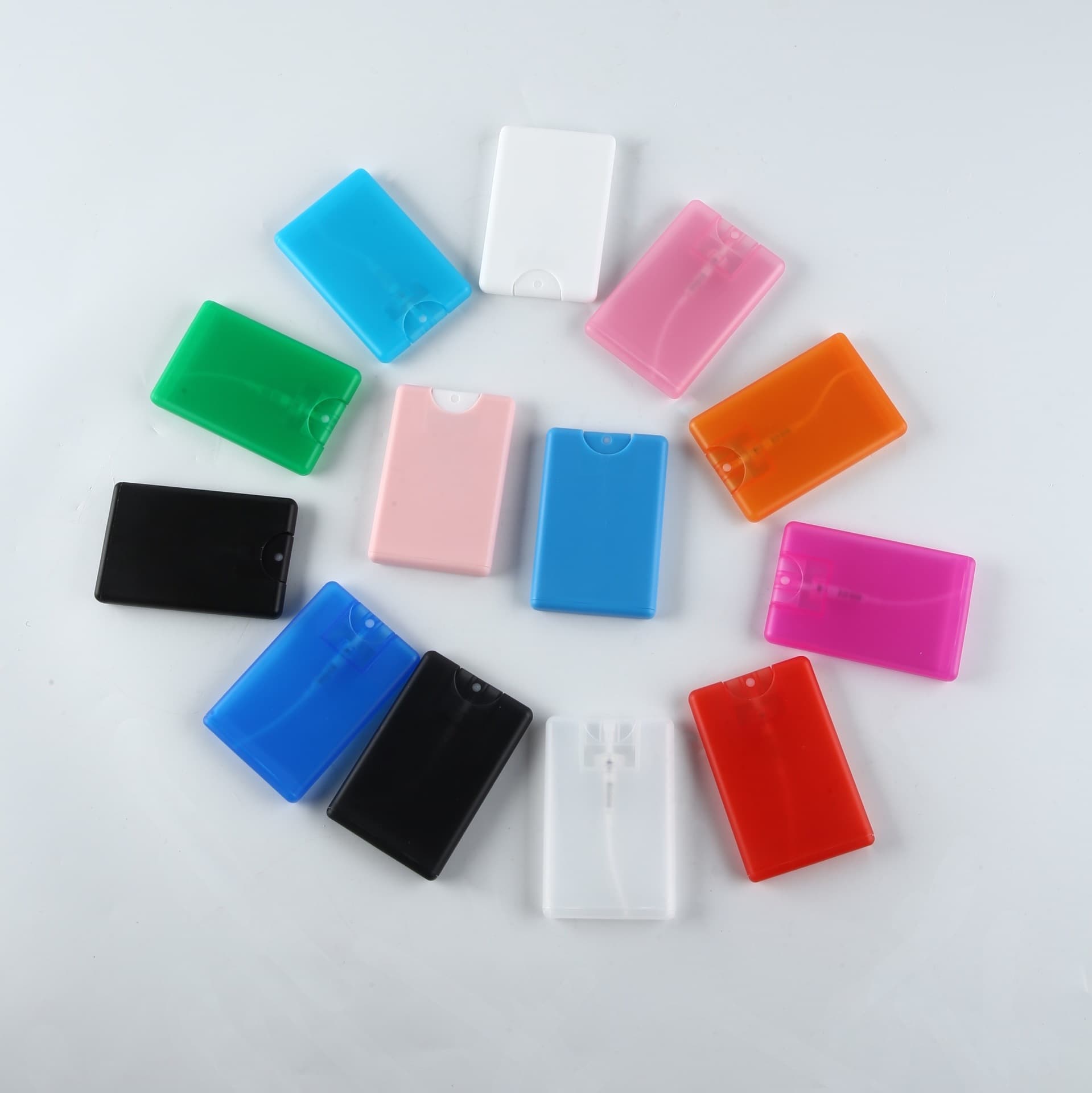 20ml card-shaped spray bottle, perfume alcohol moisturizing bottle, travel portable pump spray empty bottle/refill bottle.