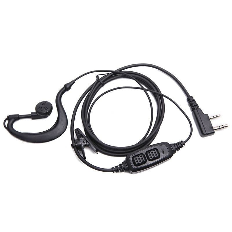 Baofeng UV82 Original Earphone, Dual PTT Earphone, Premium Earphone, Baofeng UV8D Dual PTT Transmit Ear Mic