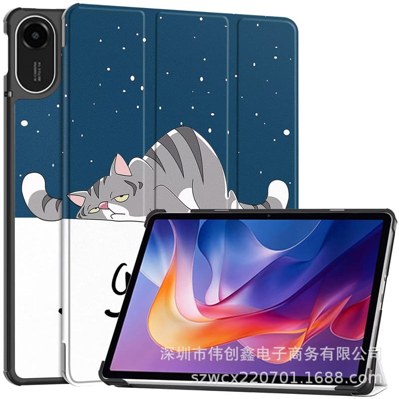 Compatible with 2025 Xiaomi Redmi Pad 2 Pro 12.1-Inch Tablet Protective Case Cast Tri-Fold Redmi Protective Cover