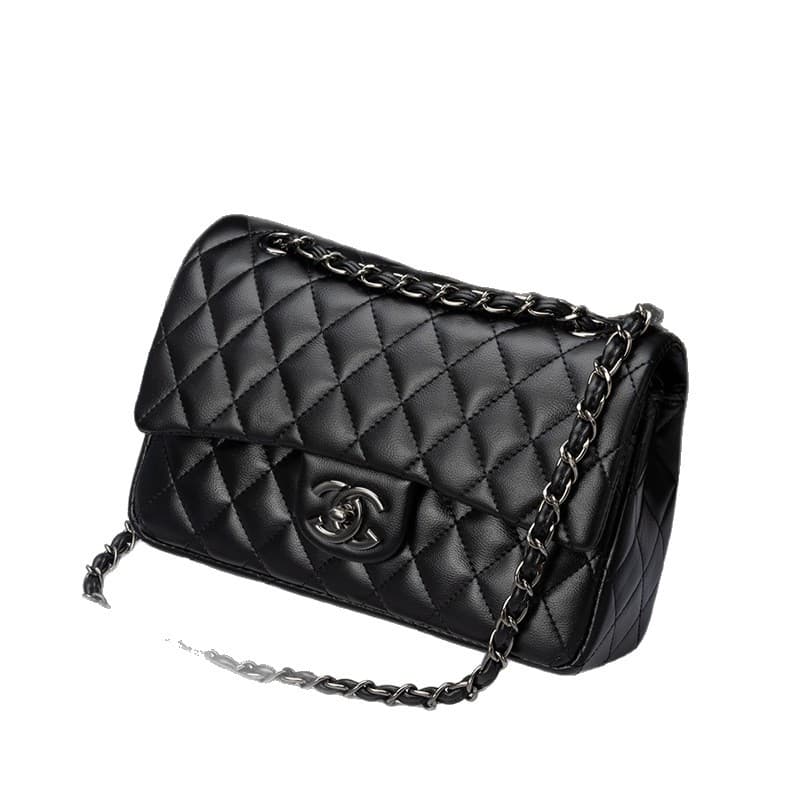 Classic CF Best-Seller Chanel-Style Shoulder Bag Genuine Leather High-Quality Fashion Versatile Quilted Chain Single-Shoulder Crossbody Women's Bag