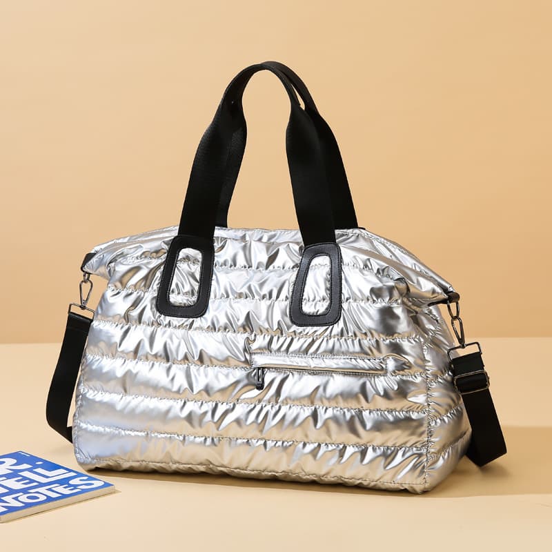 Casual Fitness Bag Women's Sports Bag Waterproof Swim Yoga Handheld Single Shoulder Luggage Large Capacity Oxford Cloth Bag