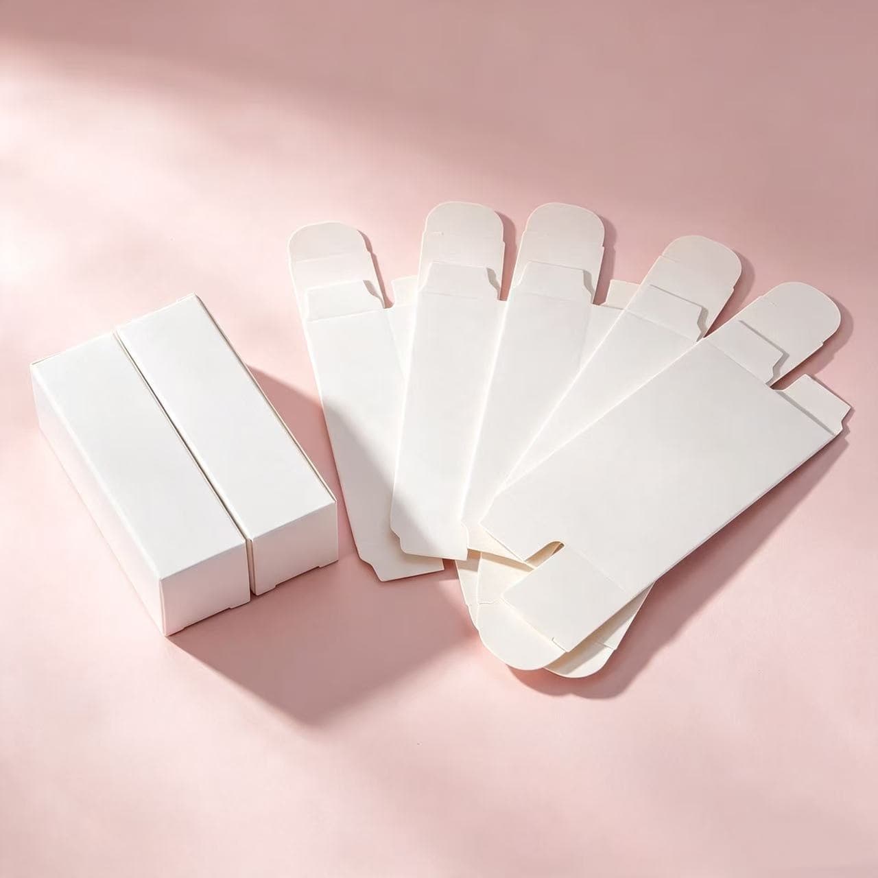 Liquid lipstick lip gloss color box lip balm paper box lip gloss lipstick packaging box cosmetic makeup box stock matte lamination double-insert box