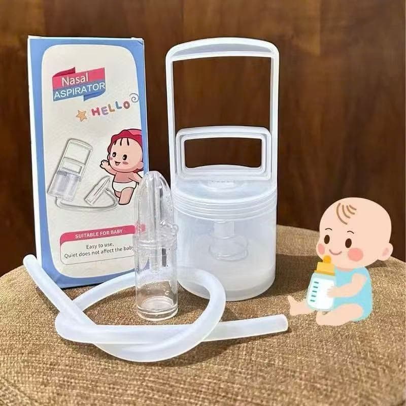 Cross-Border Handheld Manual Nasal Aspirator Negative Pressure Anti-Reflux Manual Suction Infant Anti-Congestion Nasal Cleaner