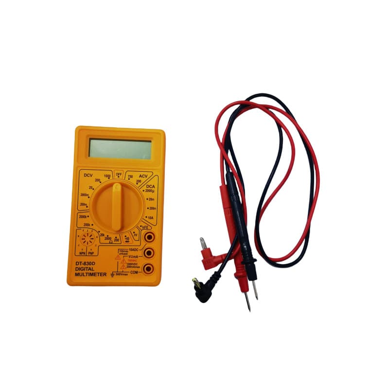 DT-830D Small Digital Multimeter with Buzzer, Transistor Test, Handheld Digital Display Multimeter, In Stock