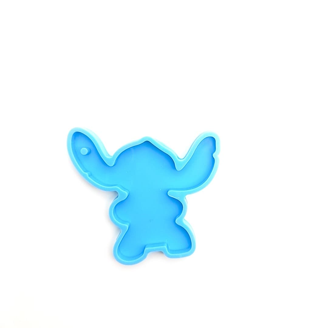 DIY Stitch Keychain Silicone Mold Stitch Earring Crystal Resin Craft Stitch Model