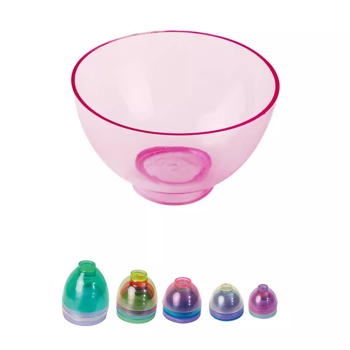 Dental Transparent Mixing Bowl for Plaster, Disposable Rubber Bowl, Care Tool, Mixing Bowl, Plastic Bowl