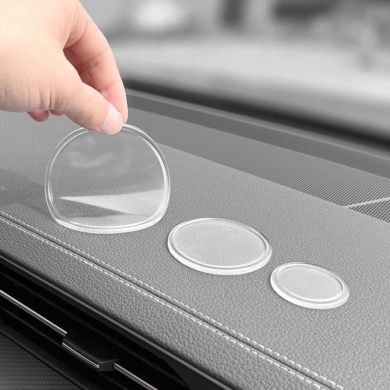 Car Non-Slip Mat Dashboard Decoration Gel Pad Vehicle Storage Mat Instrument Panel Fixed Interior Sticky Pad
