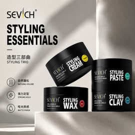Sevich Styling Hair Mud, Natural and Fluffy Style, Does Not Harm Hair, Beauty Salon 80g Cross-Border Moisturizing and Shaping