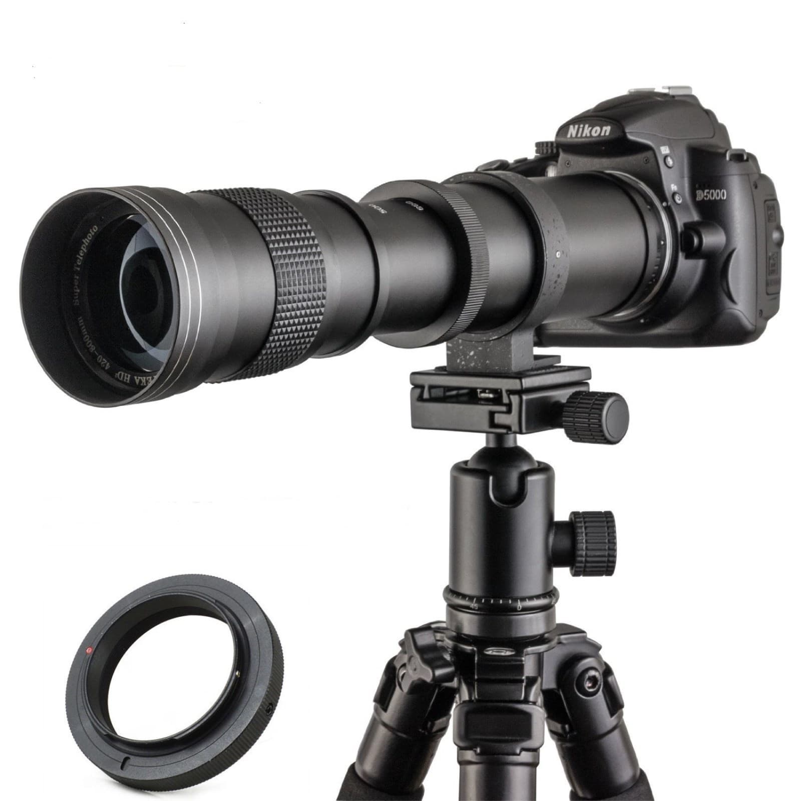 The 420-800mm telephoto lens is compatible with Canon EOS R mount, Ra, RP, R3, R5, R5C, R6, R7, and R8.