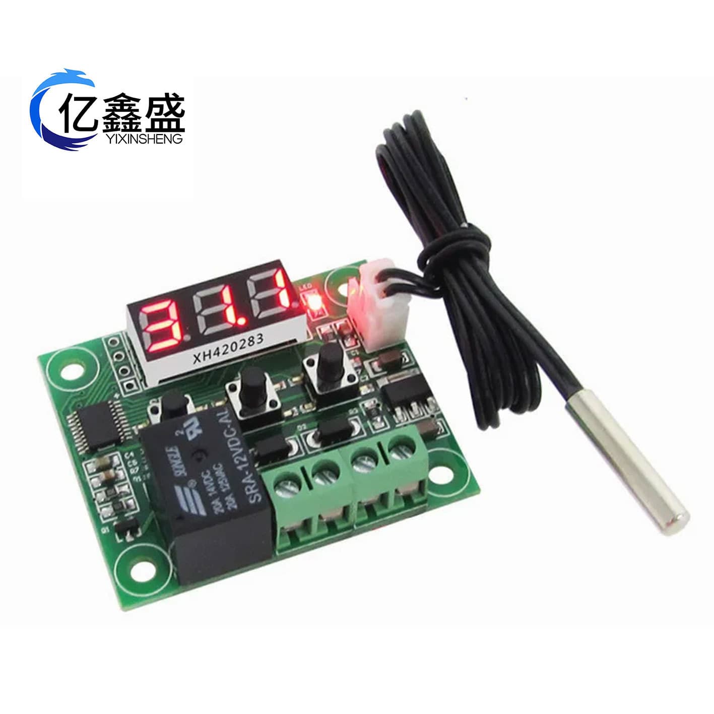 XH-W1209 Digital Display High-Precision Temperature Controller, Temperature Control Switch, Miniature Temperature Control Board